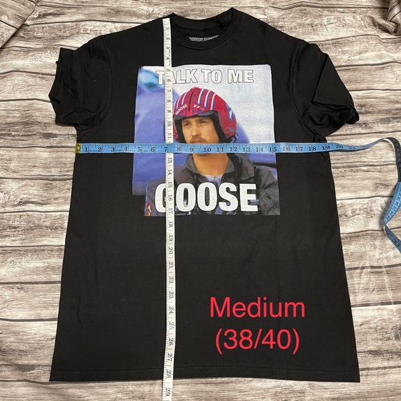 Top Gun Black Shirt Talk to me Goose - Picture 5 of 5